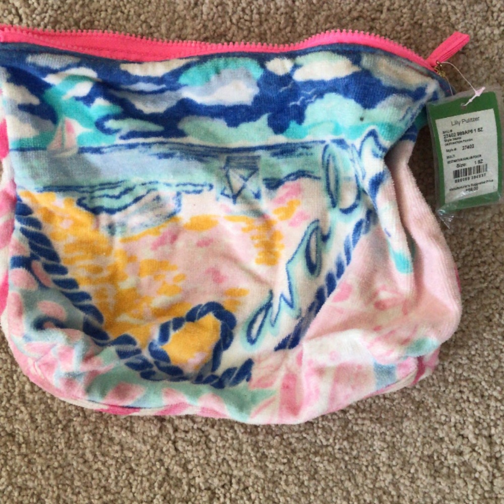 Lilly Pulitzer Avalon zippered pouch NWT